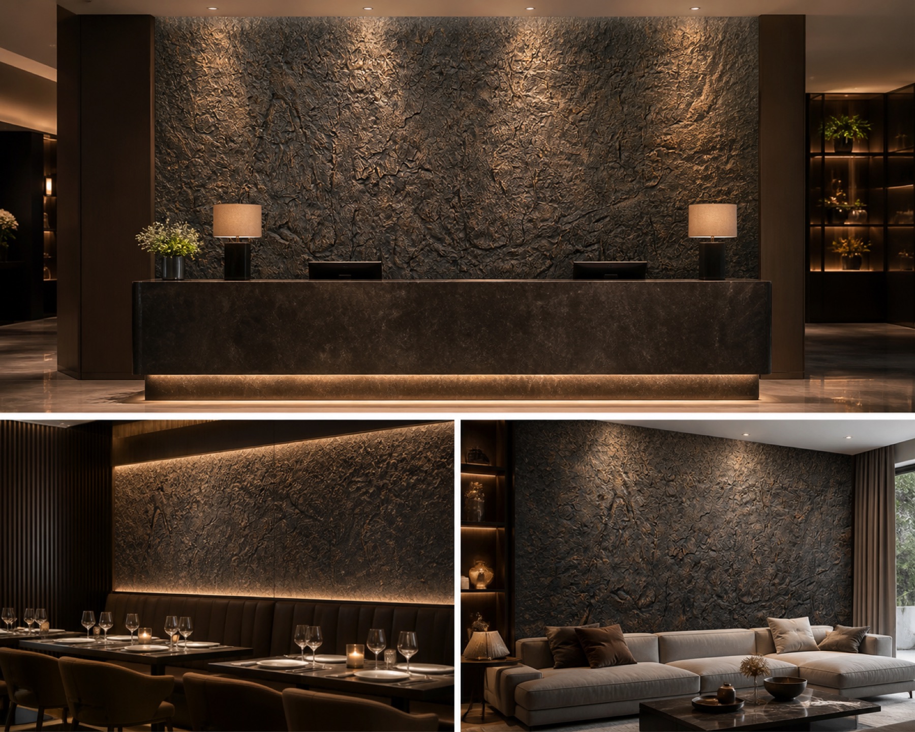 Antique Bronze Stone