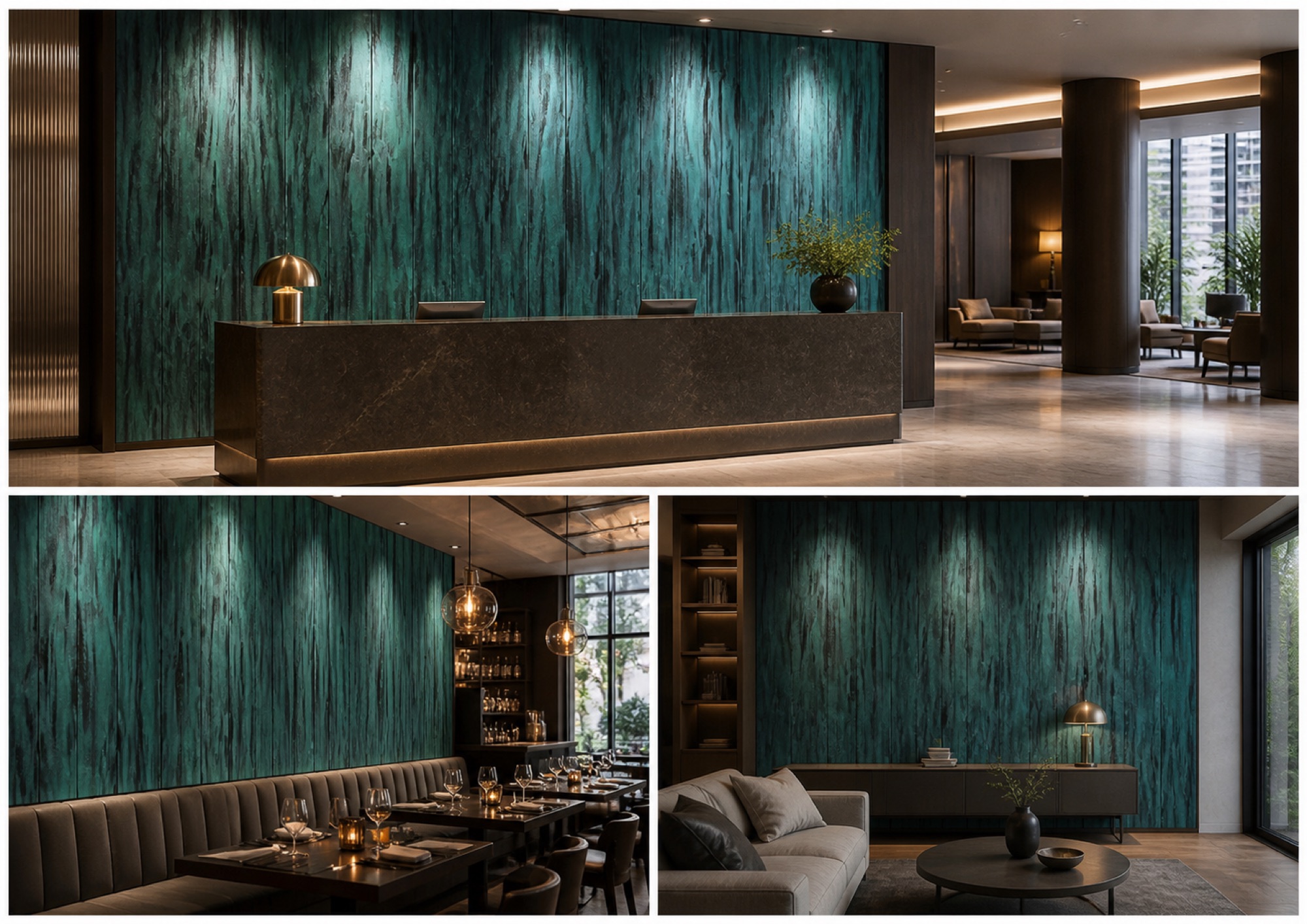 Art Gilded Panels architectural surface example