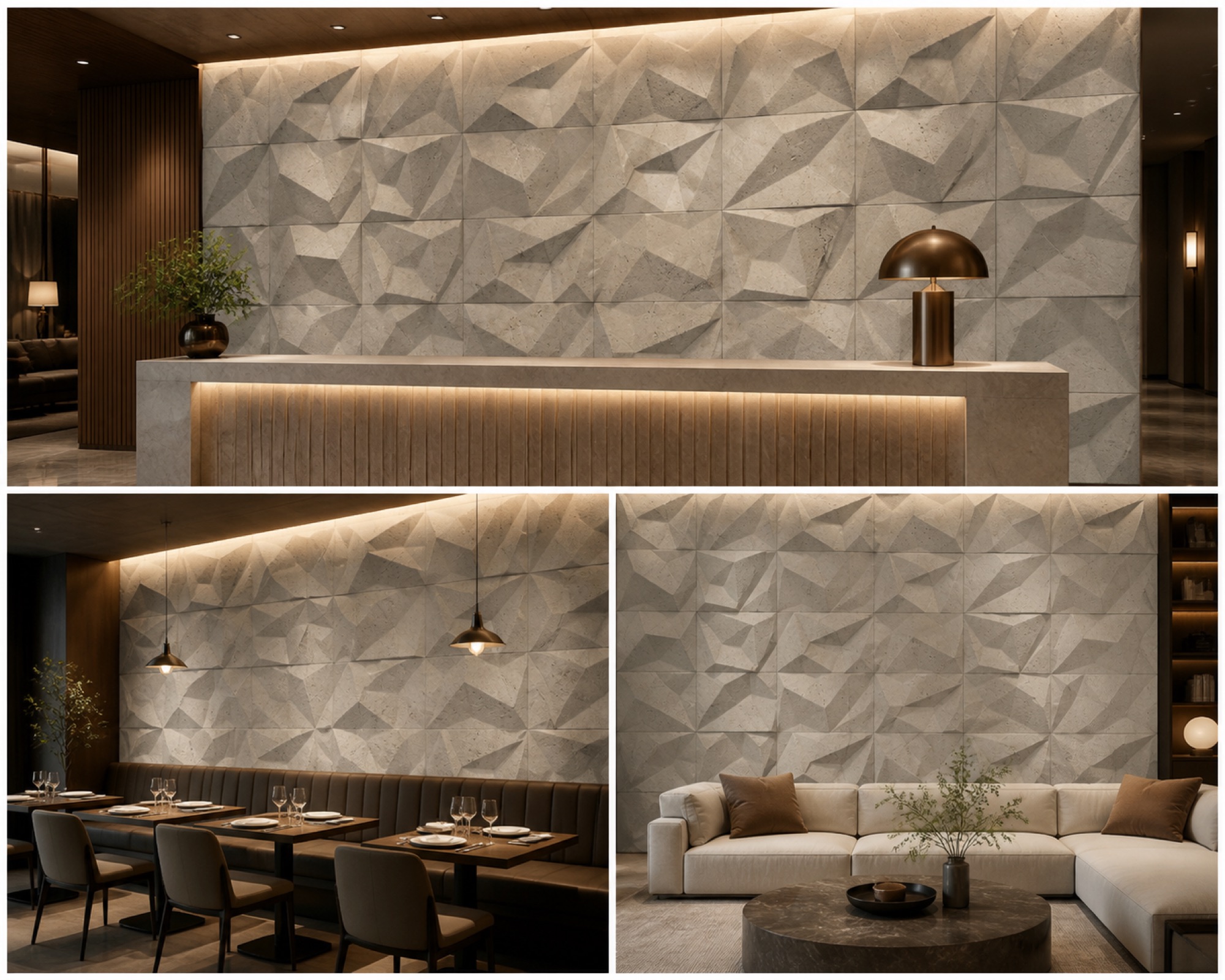 PU Stone Panels architectural surface example