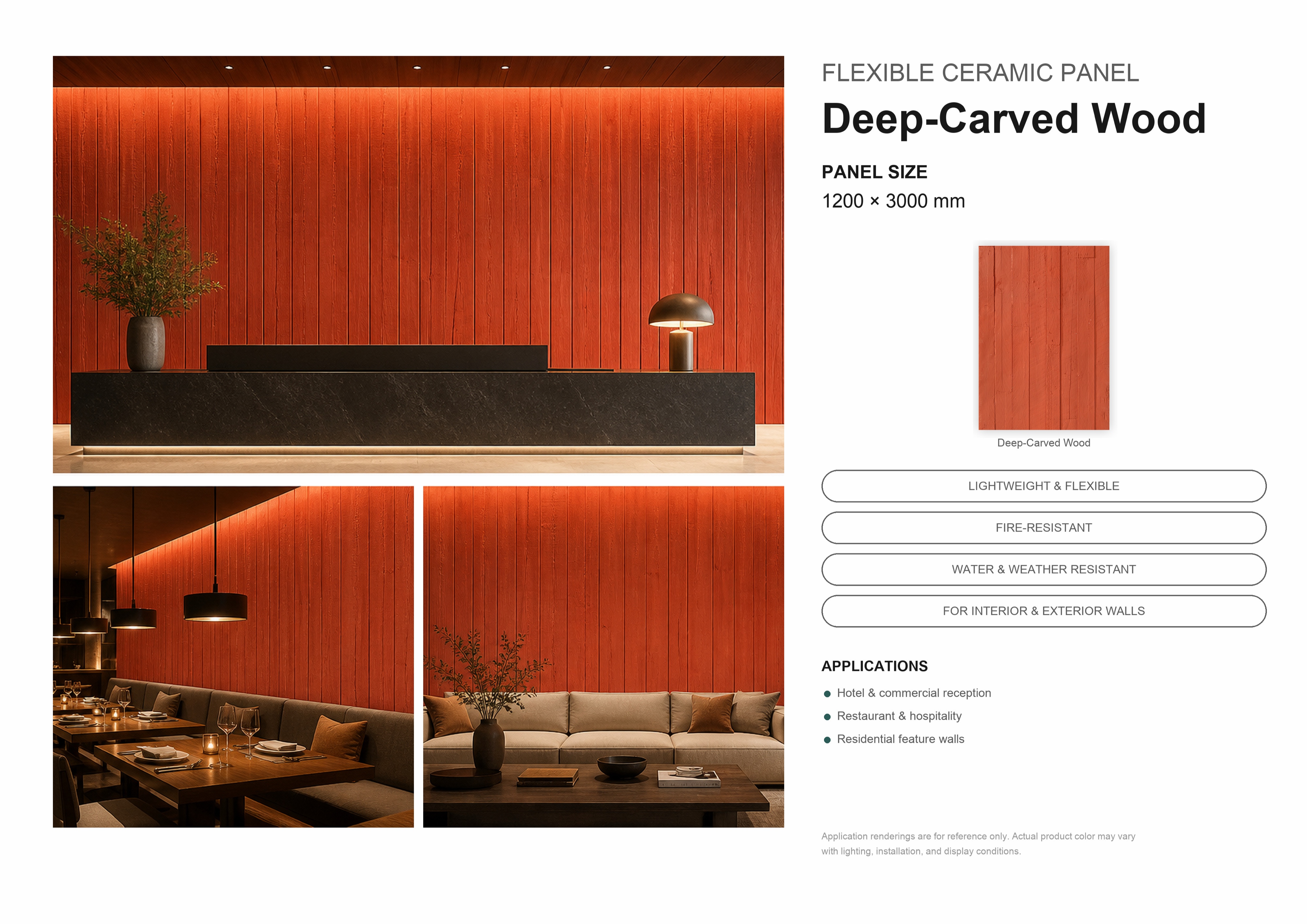 Deep-Carved Wood
