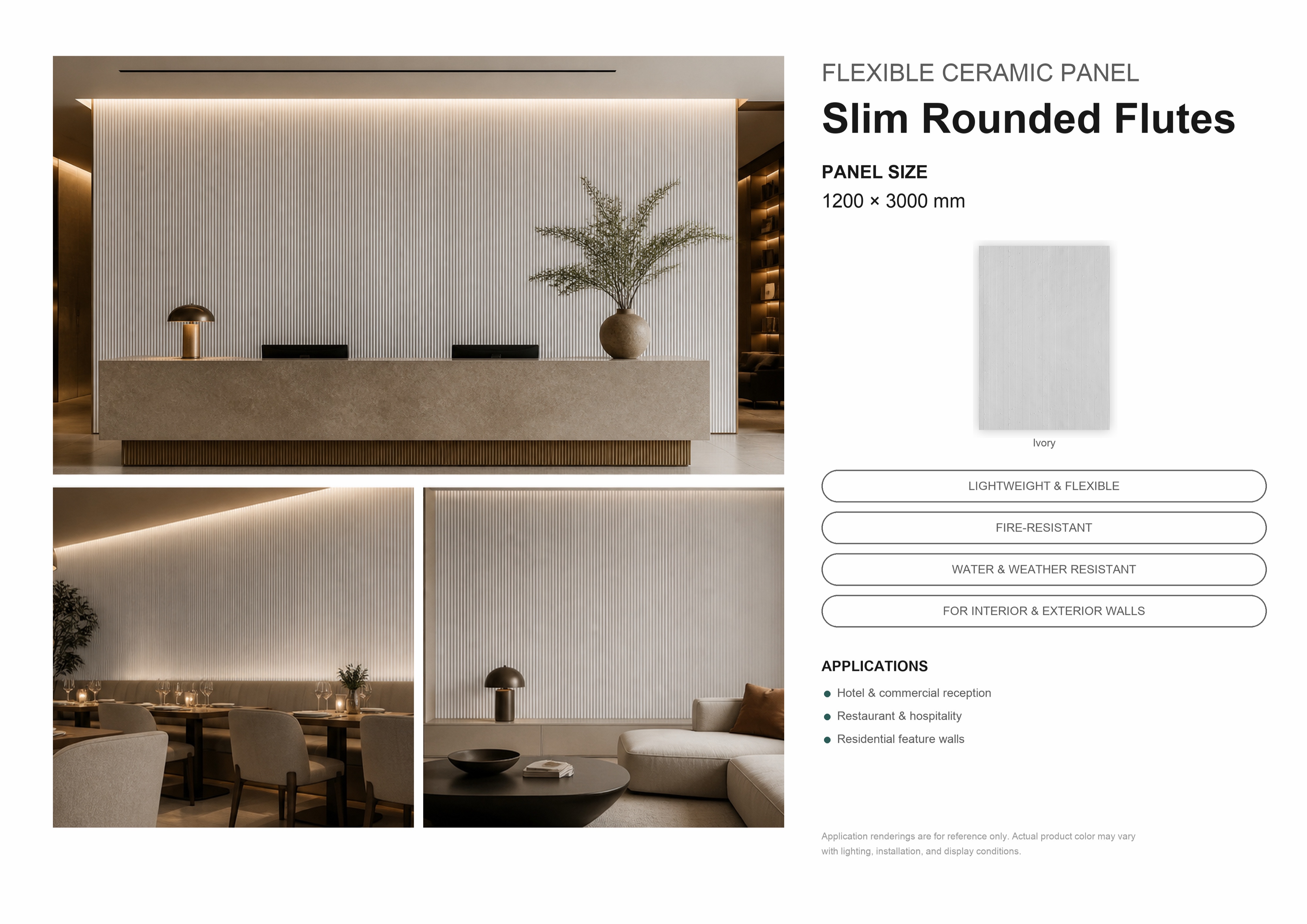 Slim Rounded Flutes