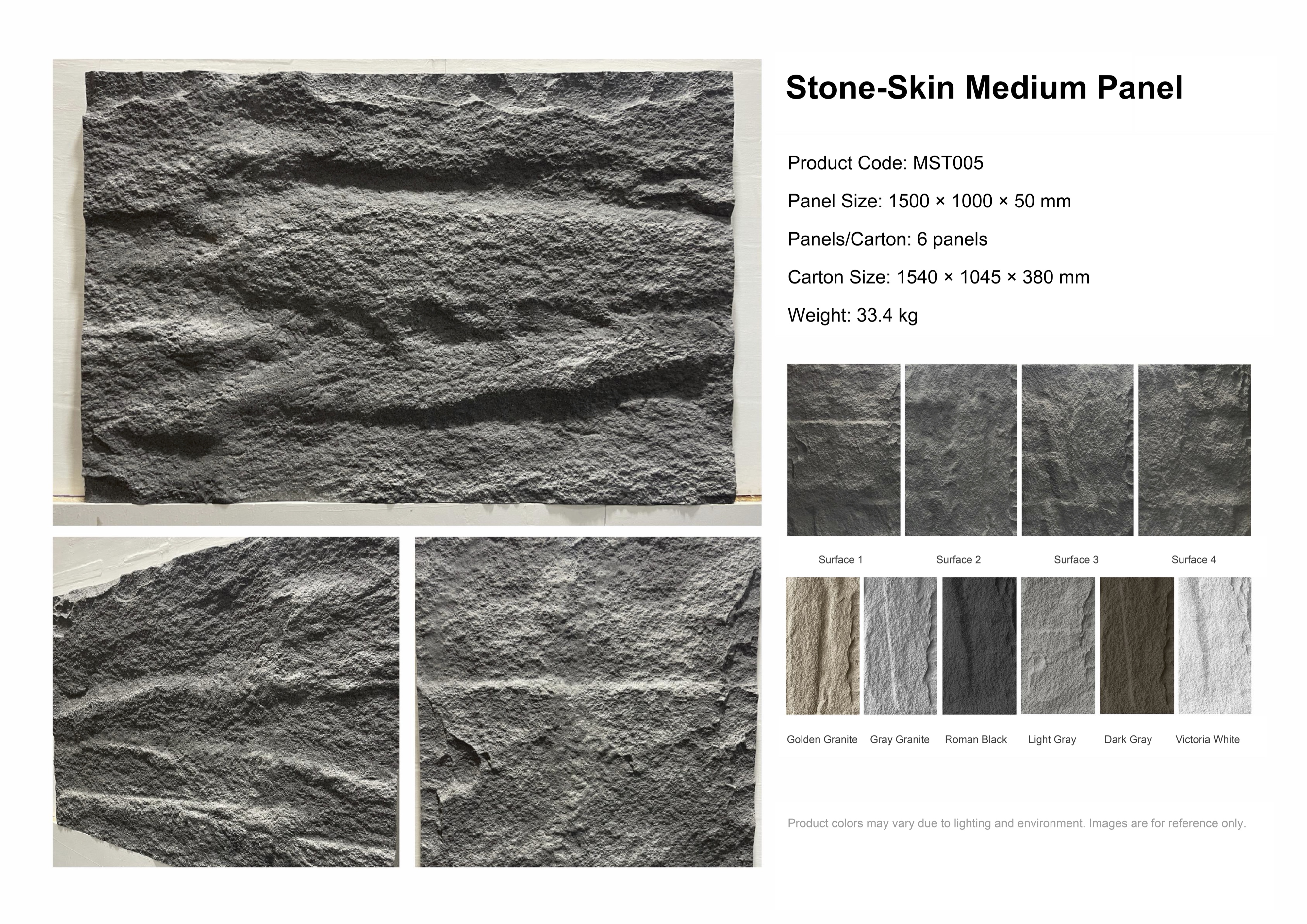 Stone-Skin Medium Panel